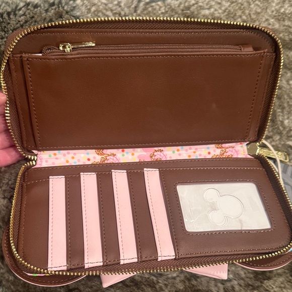 Disney Pink and Brown Sprinkle Wallet - Picture 3 of 6